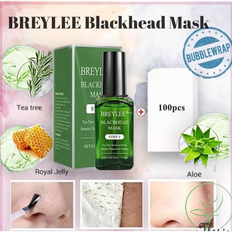 Bpom Breylee Blackhead Mask &amp; Serum Pembersih komedo