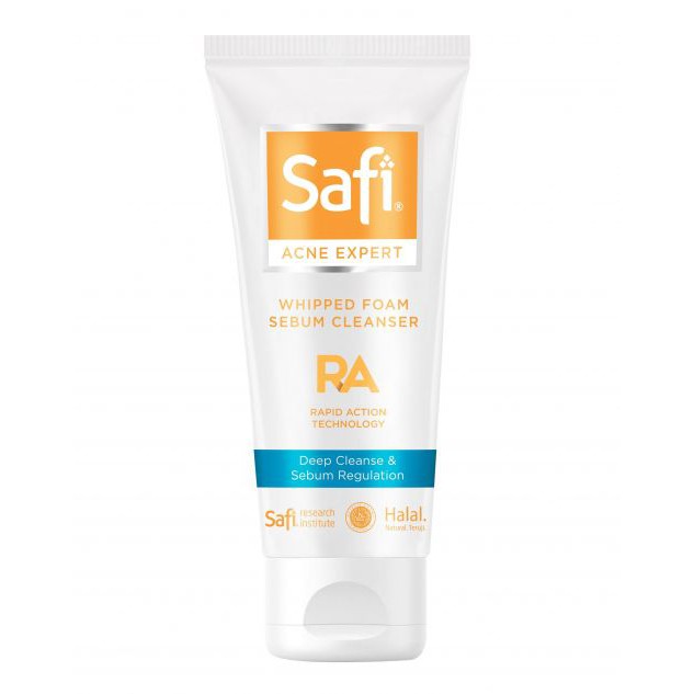 SAFI ACNE EXPERT WHIPPED FOAM SEBUM CLEANSER | RA (Rapid Action) / Facial Foam - 100gr