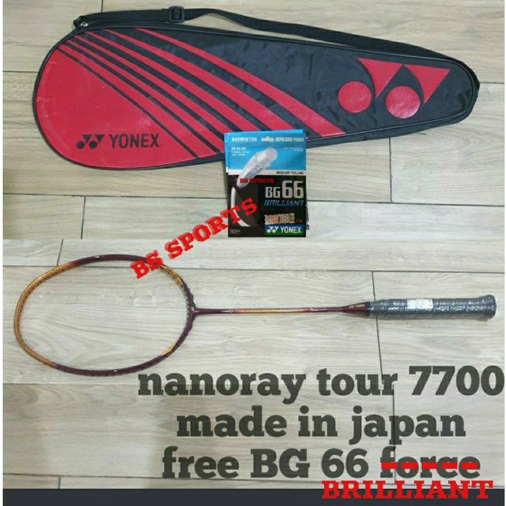 RAKET BADMINTON RAKET YONEX NANORAY TOUR 7700 ORIGINAL 100%