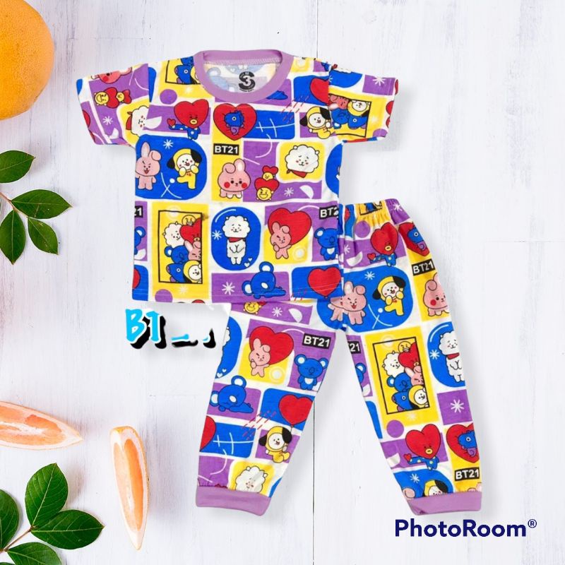STELAN BAJU TIDUR ANAK KIDS LAKI LAKI / PEREMPUAN BT21