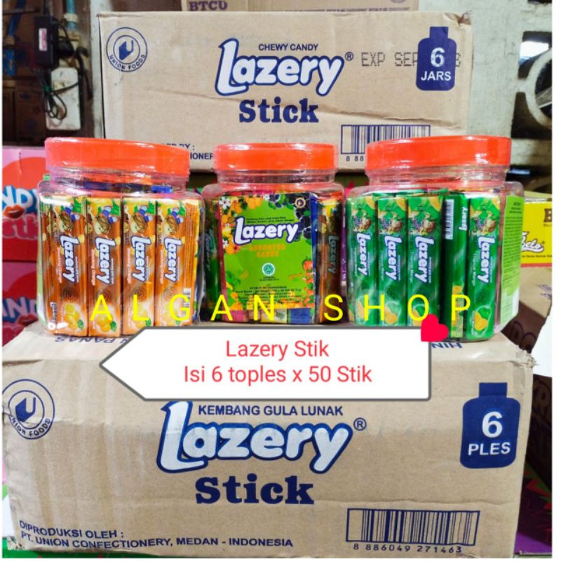 

Permen Lazery Stik 1 Toples 50 Pcs Hot Hot Pop Candy Kembang Gula Lunak Rasa Permen Jadul Snack Makanan Ringan Jajanan Cemilan Serbaguna
