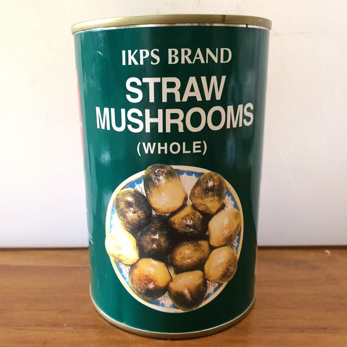 

STRAW MUSHROOMS / JAMUR MERANG KALENG 425gr