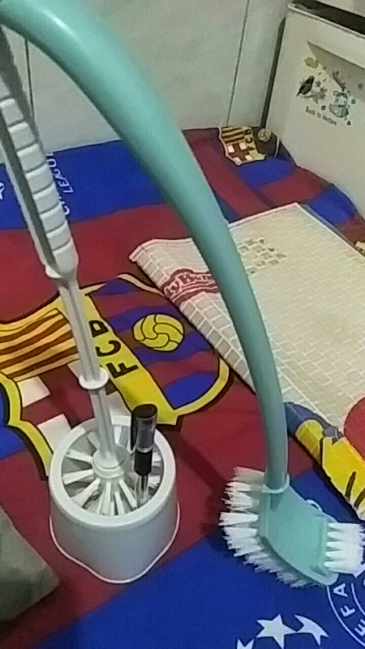Ts Sikat Wc Panjang - Sikat Wc Gagang Panjang - Sikat Wc Tangkai Panjang Dengan Tatakan