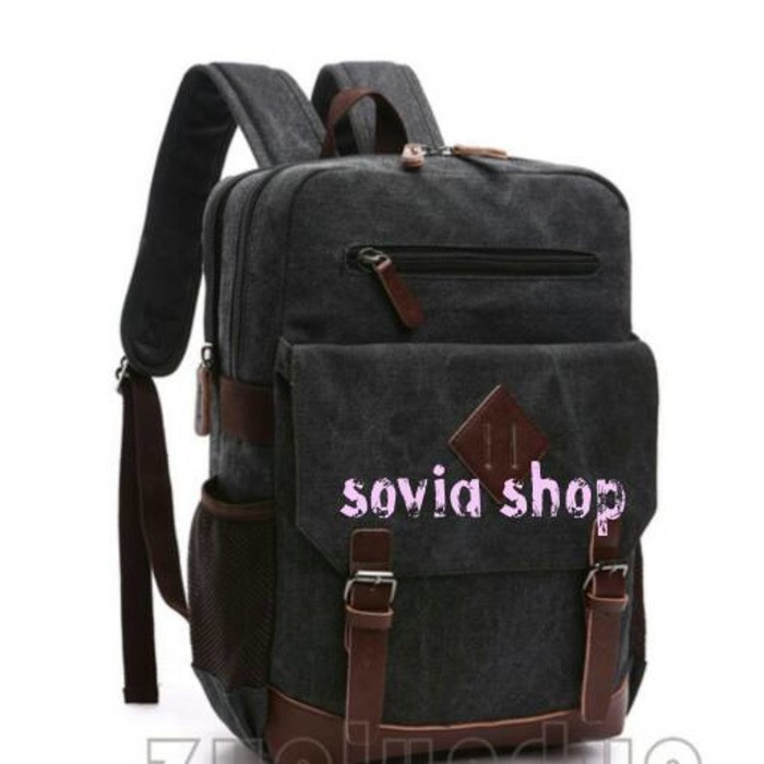 tas punggung kanvas /tas pria/tas kanvas