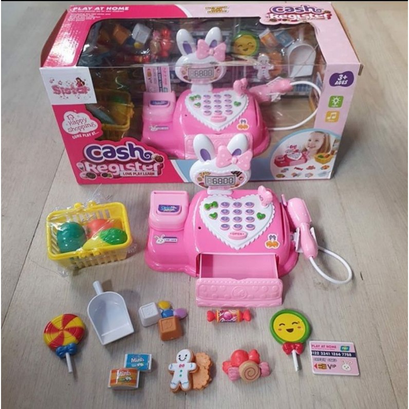 Mainan Cash Register Mesin Kasir Kelinci Rabbit Scanner