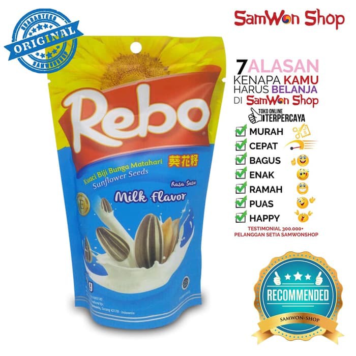 

KUACI REBO MILK FLAVOR 150 GRAM ~ kp687