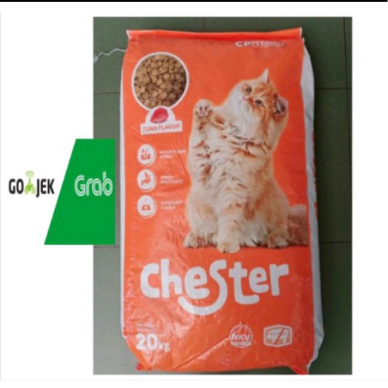 GOJEK Chester makanan kucing 20kg all stage cat food 20 kg no maxi