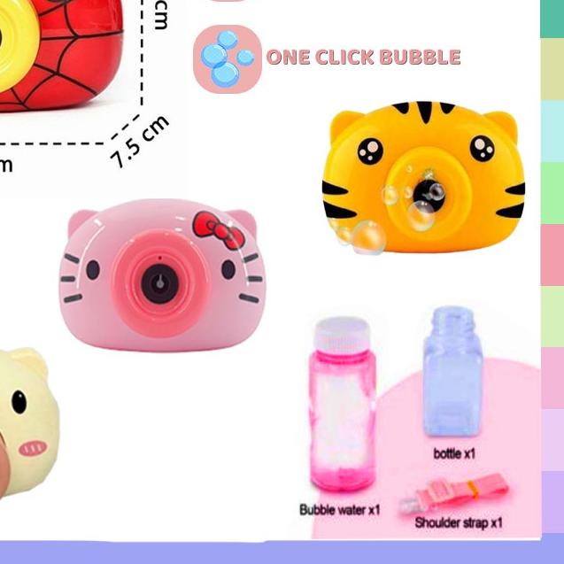 ◙ ( BISA )Kamera Bubble / Bubble Camera Karakter/ Gelembung Camera 1144 ❇