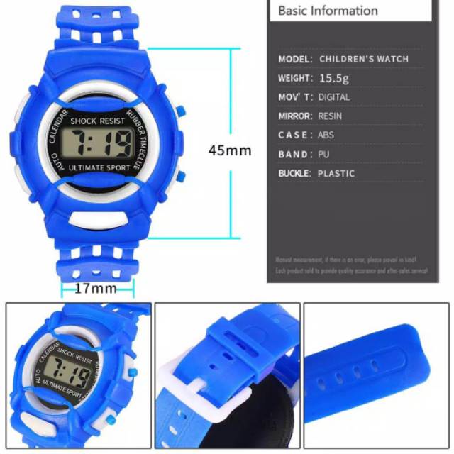 Jam tangan anak digital / jam tangan anak import