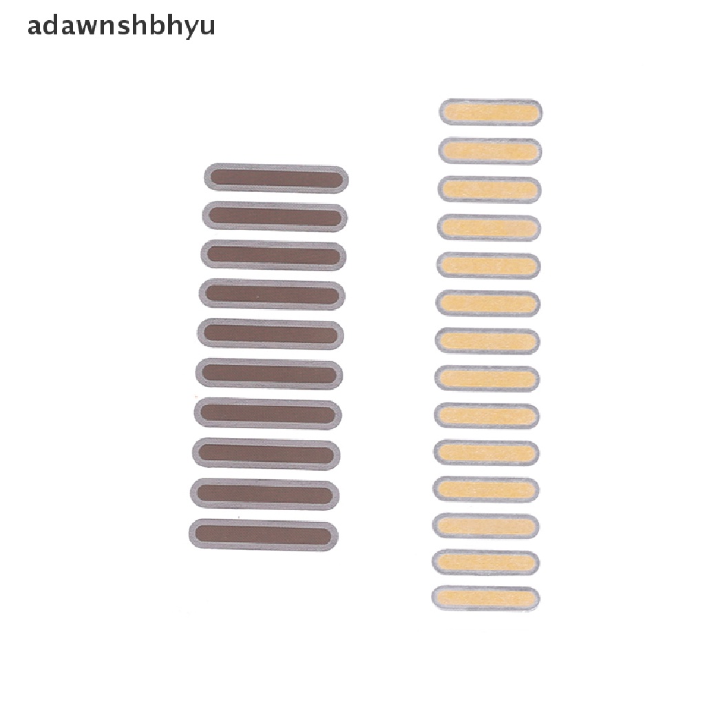 Adawnshbhyu 24Pcs Speaker Ponsel Universal Tahan Debu Stiker Lubang Suara Handset Net