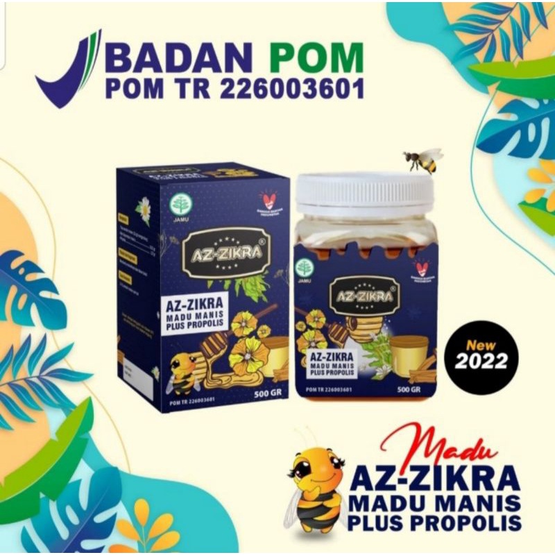 

Madu Azzikra Manis Super Plus Propolis / Madu Manis AZ zikra Super manis Original