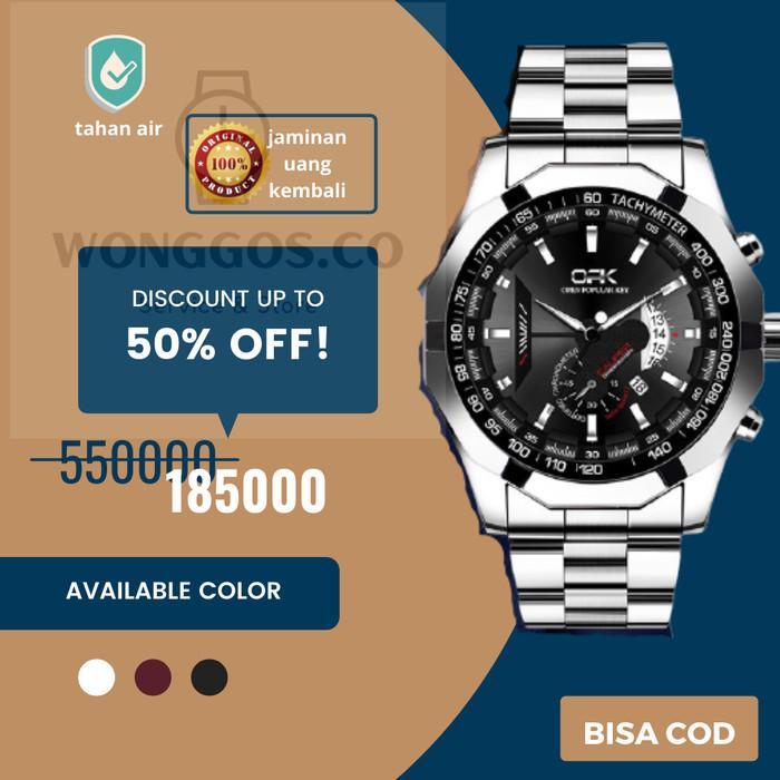 Jam Tangan Pria Original ASLI OPK tahan Anti Air Analog branded