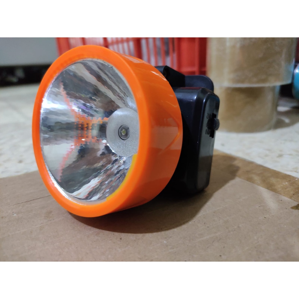 Senter Kepala / Lampu Kepala HeadLamp Cahaya Putih Kuning