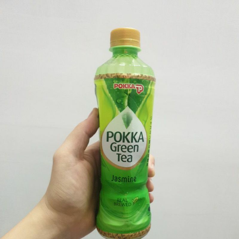 Pokka Green Tea Jasmine 450ml botol