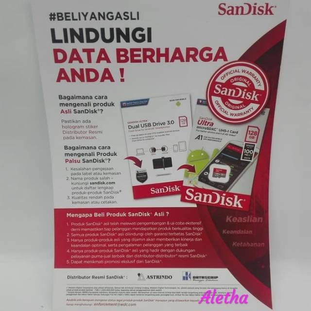 SanDisk Ultra Micro sd 16GB 80MBps class10 Microsdhc