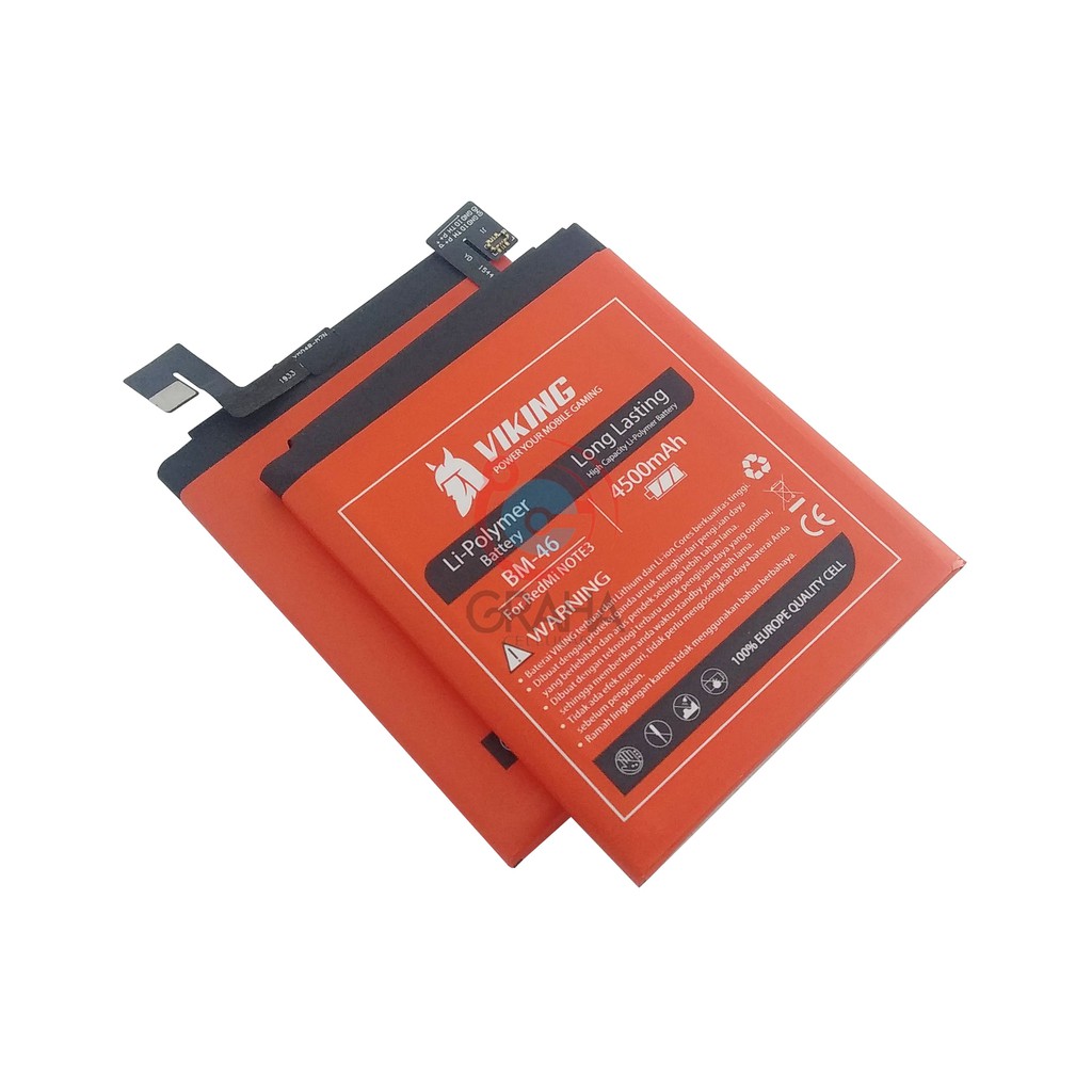 BATERAI / BATTERY / BATRE XIAOMI REDMI NOTE 3 / BM-46 VIKING DOUBLE POWER