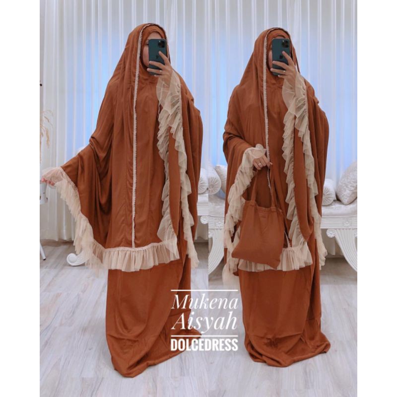 MUKENA DOLCE DRESS AISYAH BIG SIZE BY DOLCE DRESS ORI