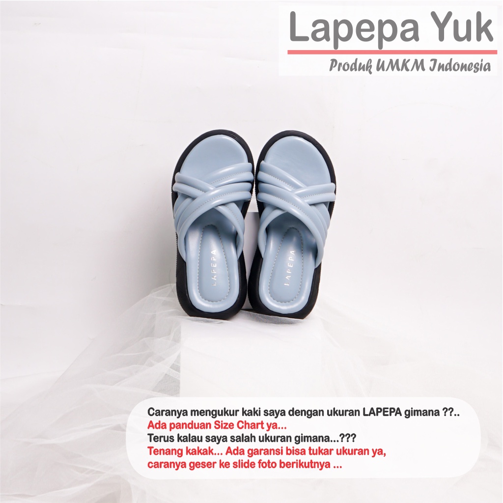 LAPEPA YUK - Sandal Platform Anak Perempuan Usia 2 sampai 10 Tahun TARA KIDS ALL COLOR Sendal Anak cewek Wedges Wanita Empuk Model Silang Warna Hitam Strap Lucu Cantik cewe Slop Usia Umur 3 4 5 6 7 8 9 thn Tahun Premium Ori Original Mall Official Store