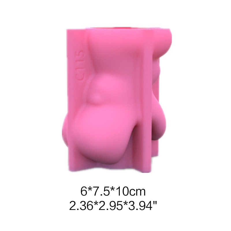 Siy Cetakan Pot Bunga Sukulen Bahan Resin Silikon Untuk Dekorasi Rumah