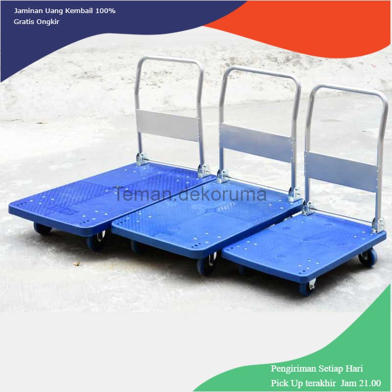 TD - RUM WPRO Troli Barang Lipat Trolley Folding Cart Silent Wheel - FPT-300