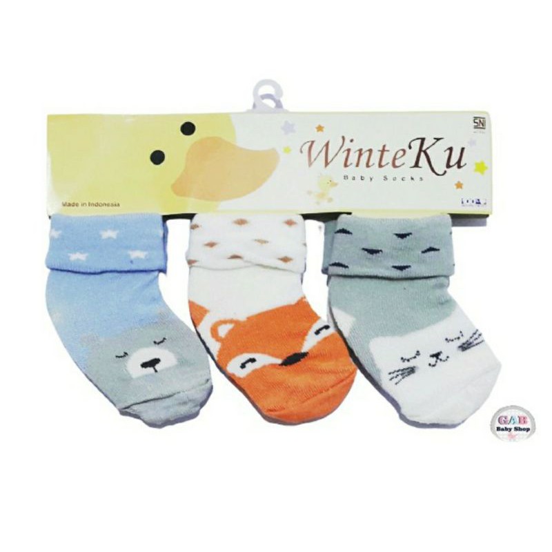 KAOS KAKI BAYI ISI 3 PASANG CUTEE