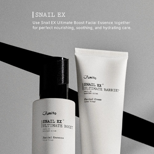 JUMISO Snail EX Ultimate Barrier Facial Cream 100ml | Boost Facial Essence 120ml