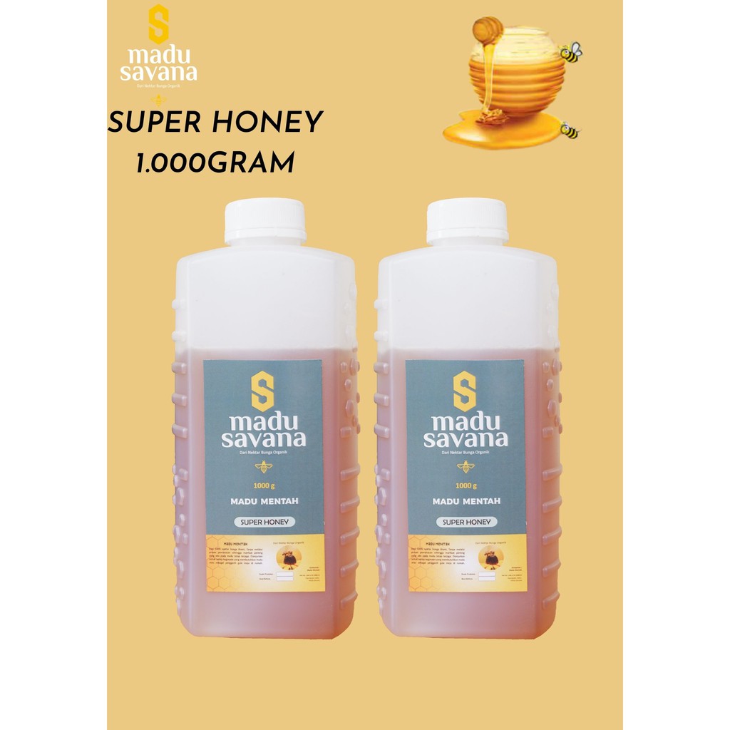 

Super Honey 1kg - Super raw Honey