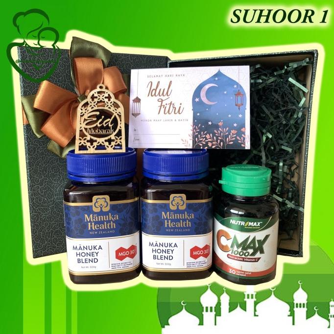 

Parcel SUHOOR Lebaran Idul Fitri Manuka Health Madu Hampers vitamin