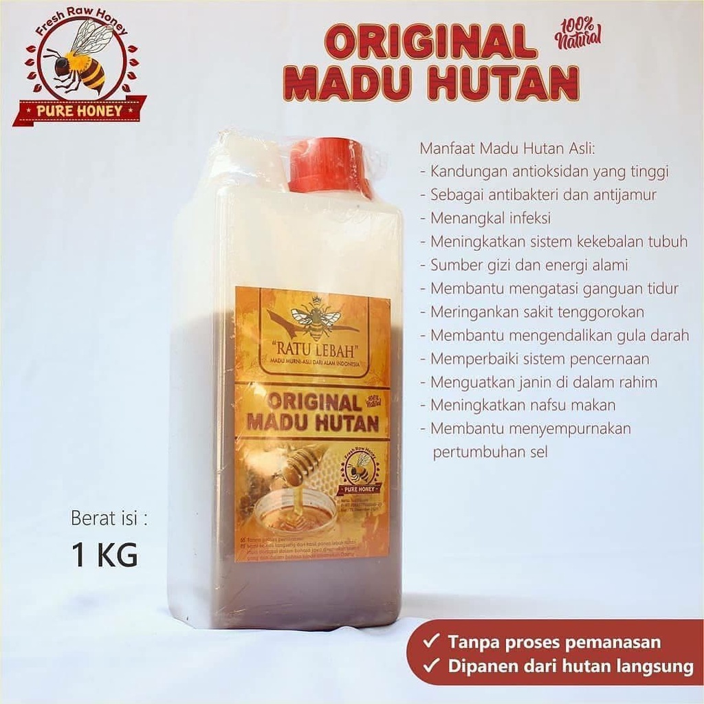 

ORIGINA MADU HUTAN ASLI FREASH