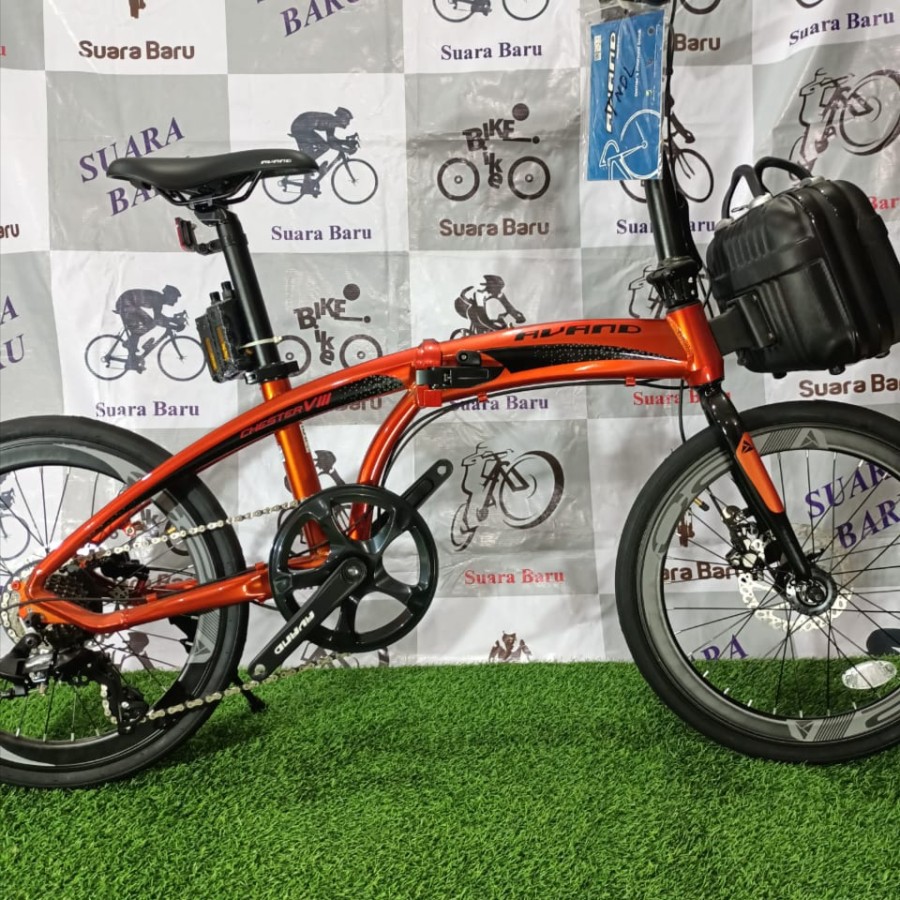 SEPEDA LIPAT AVAND CHESTER VIII 20 inch SHIMANO 8 SPEED HYDRAULIC