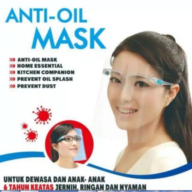 Face Shield Kacamata Nagita Orbital Mask anti Fog Untuk Dewasa dan Anak Anak