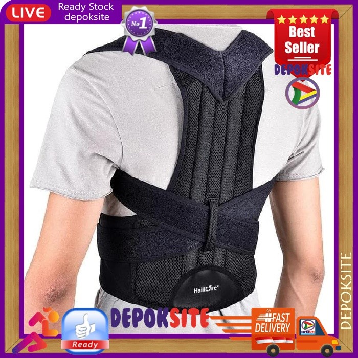 Original HAILICARE Terapi Penyangga Punggung Back Support Posture Corrector Terapi Anti Bungkuk