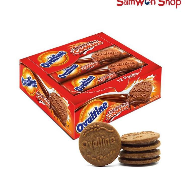 

Ju@lanS.OVALTINE CHOCOLATE MALT COOKIES 30 GRAM - BISKUIT KUKIS (1 BOX ISI 12 PCS) ChodeL7X