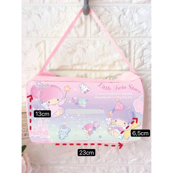 tempat tissue gantung besar mobil hello kitty melody pompurin cinamoroll snoopy tissue cover