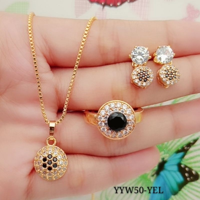 perhiasan xuping lapis emas set Terlaris