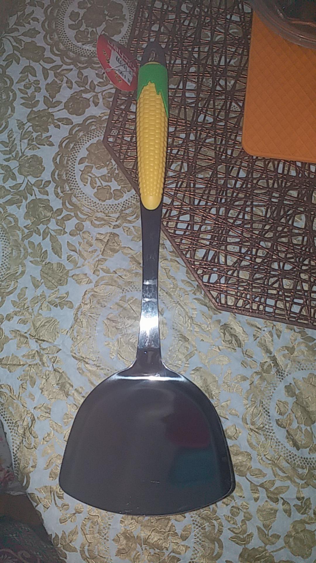 Sodet Stainless Steel Dine Mate Jagung Spatula Serbaguna Alat Masak Dapur