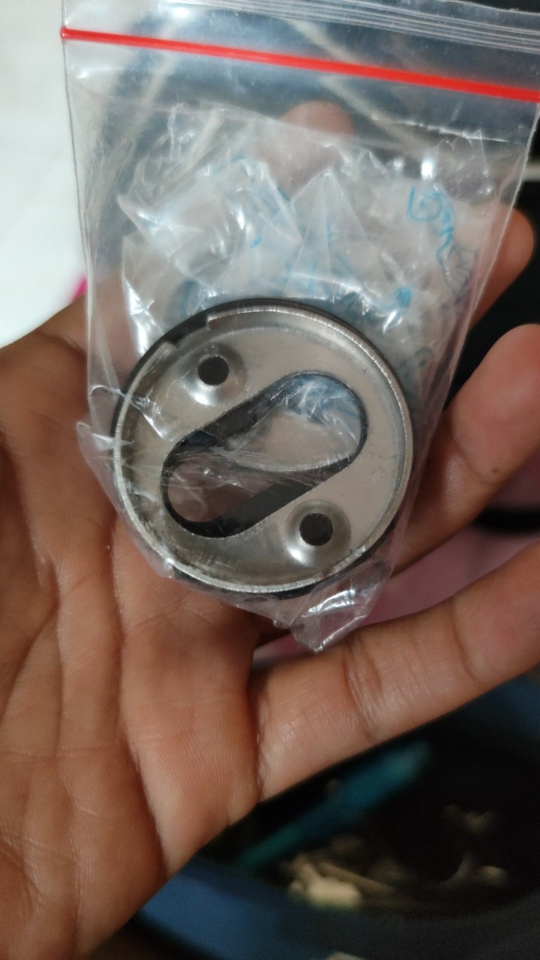 Escutcheon Dekkson Escn 855 Black Cover Tutup Ring Kunci Silinder