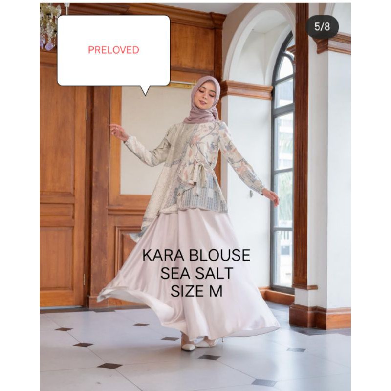 PRELOVED WEARING KLAMBY-Kara blouse