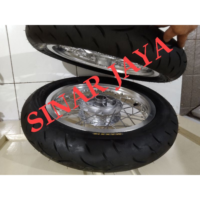 sepaket velg lebar ring 14 140 160 185 215 250 300 plus ban grand supra fit c70 c700 legenda star wi