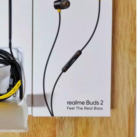 EARPHONE HEADSET REALME 5 PRO / C1 C2 ORIGINAL 100% || REALME BUDS 2