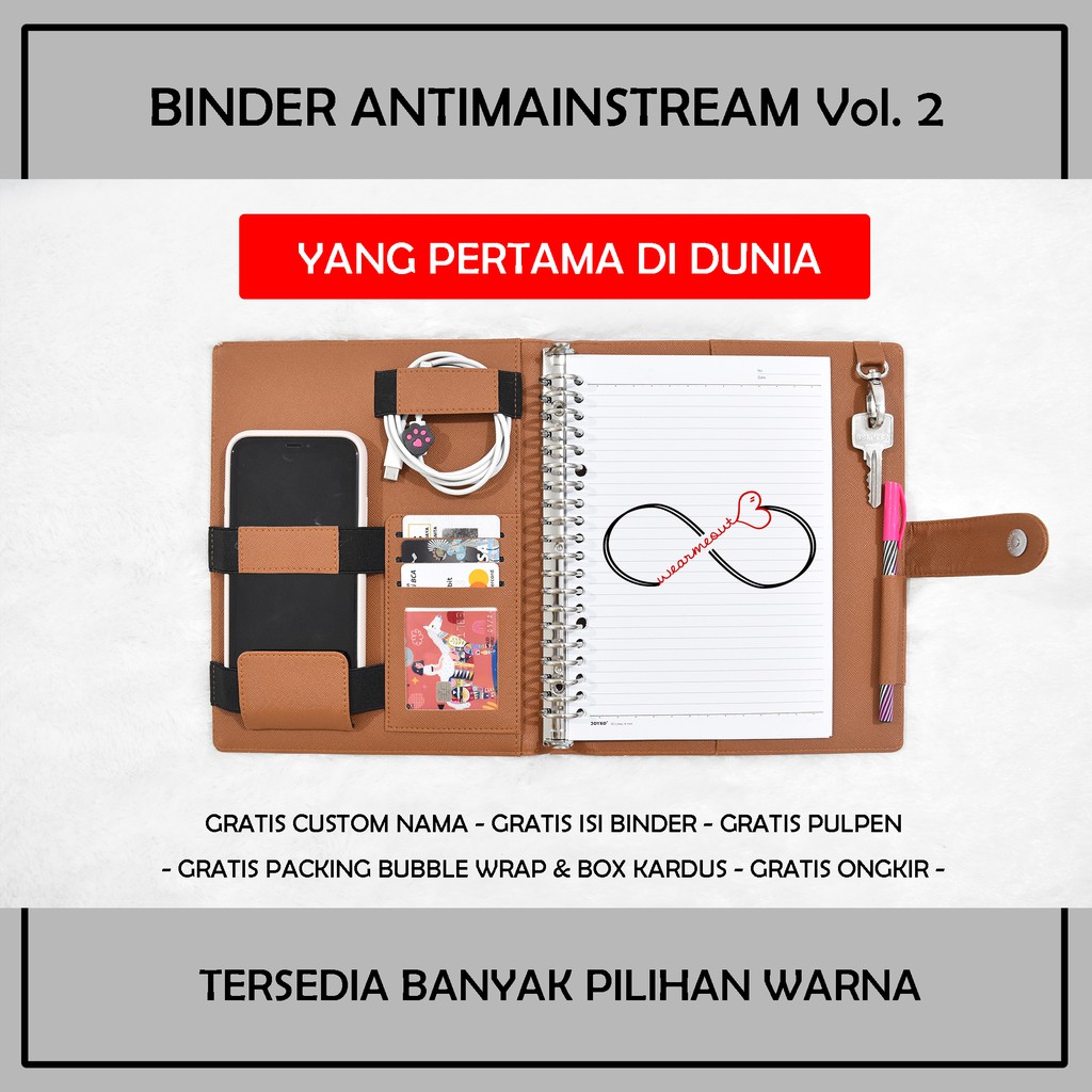 

xdf# BINDER A5 ANTIMAINSTREAM Vol. 2 GRATIS CUSTOM NAMA 8 HURUF