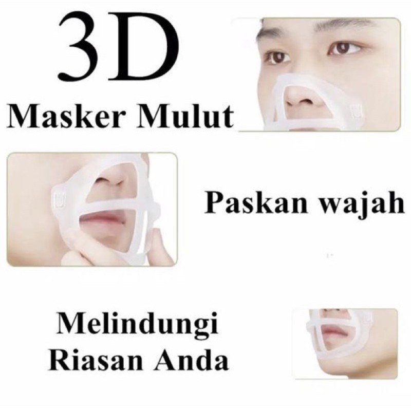 Penyangga MAsker 3D Mask Bracket SIlikon SIrkulasi Udara