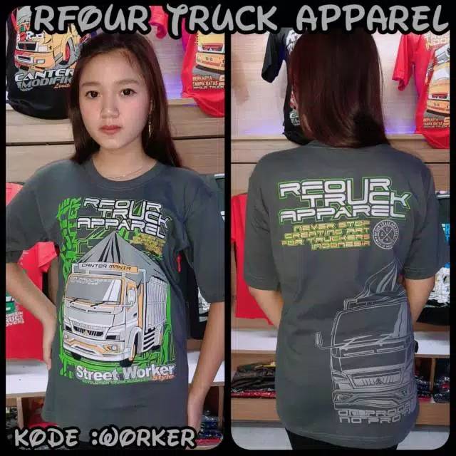 Kaos Truck Original / Kaos Canter Mania / Kaos Driver Muda // Kaos Truck Canter // Anti Gosip