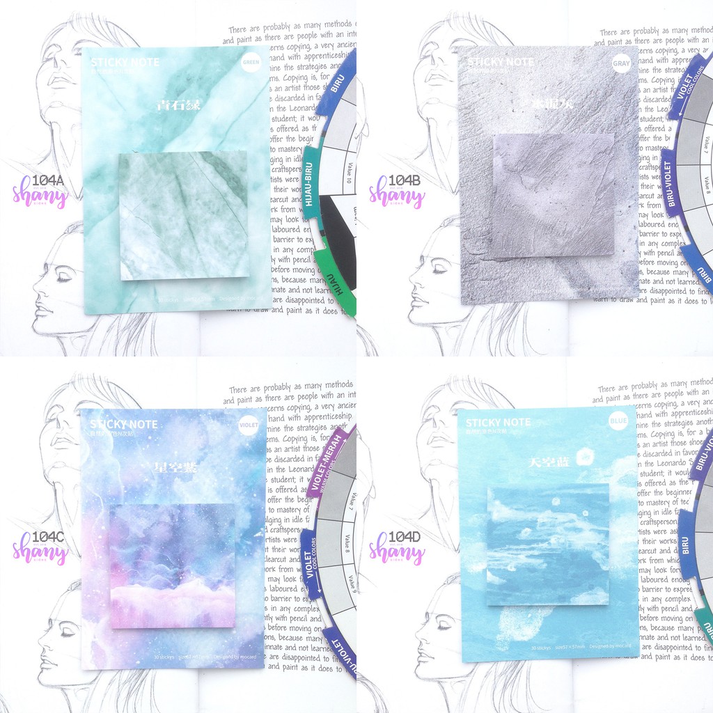

Beauty of Nature Sticky Notes Memo Post-it