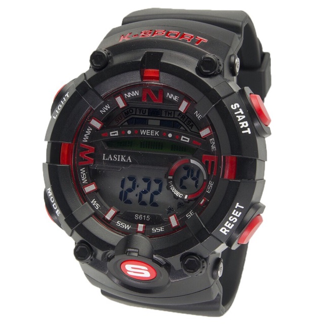 Jam tangan lasika dewasa sport digital anti air