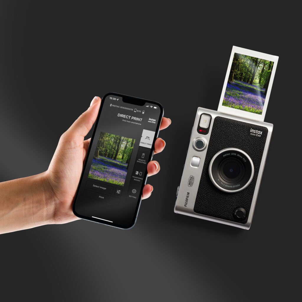 Fujifilm Instax MINI EVO Hybrid Instant Camera and Printer Smartphone-4