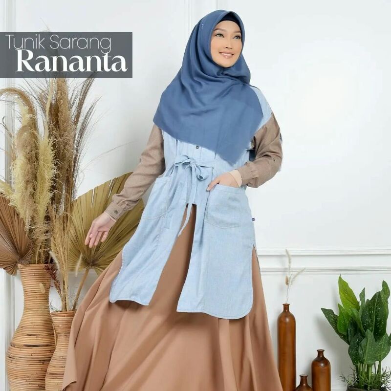 Baju Tunic Sarang Rananta Rabbani -Baju Tunik Rabbani - Atasan Rabbani Wanita