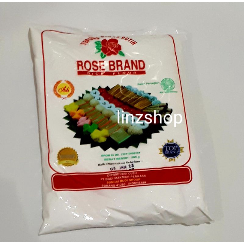 

tepung beras rose brand kemasan 500 gr