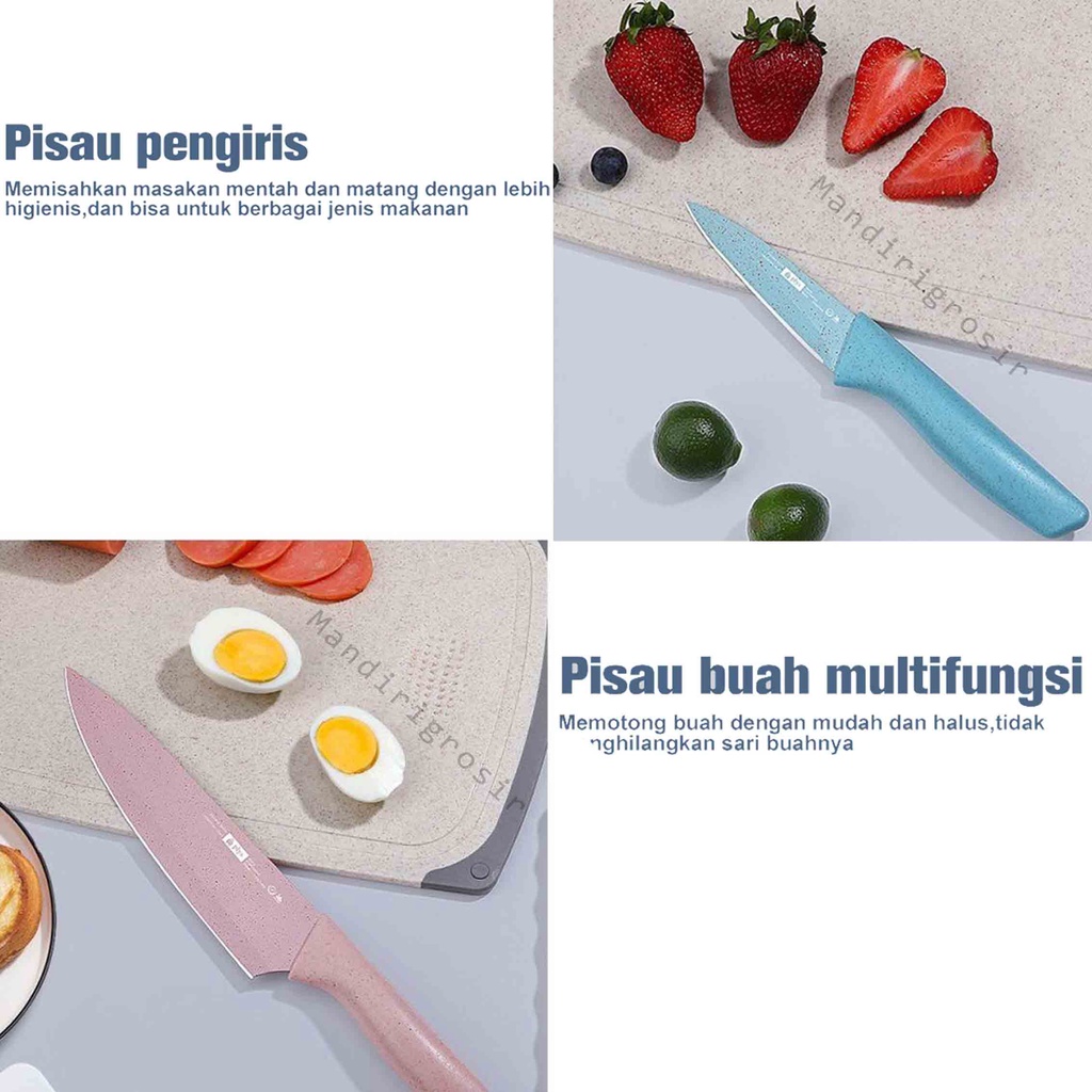 Pisau *Pisau Dapur  *pisau serbaguna *6 IN 1