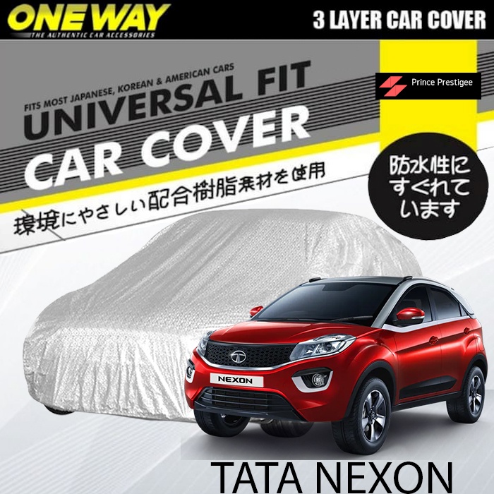 Cover / Sarung / Pelindung Mobil TATA NEXON One Way Triguard Waterproof